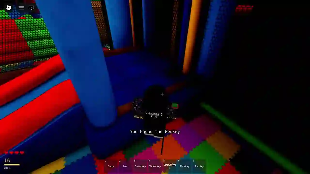 Red Key found in Play Place